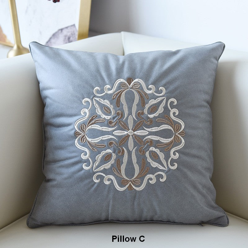 Modern Throw Pillows, Decorative Flower Pattern Throw Pillows for Couch, Contemporary Decorative Pillows, Modern Sofa Pillows