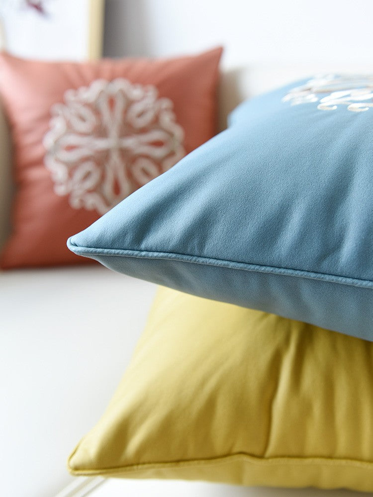 Modern Throw Pillows, Decorative Flower Pattern Throw Pillows for Couch, Contemporary Decorative Pillows, Modern Sofa Pillows
