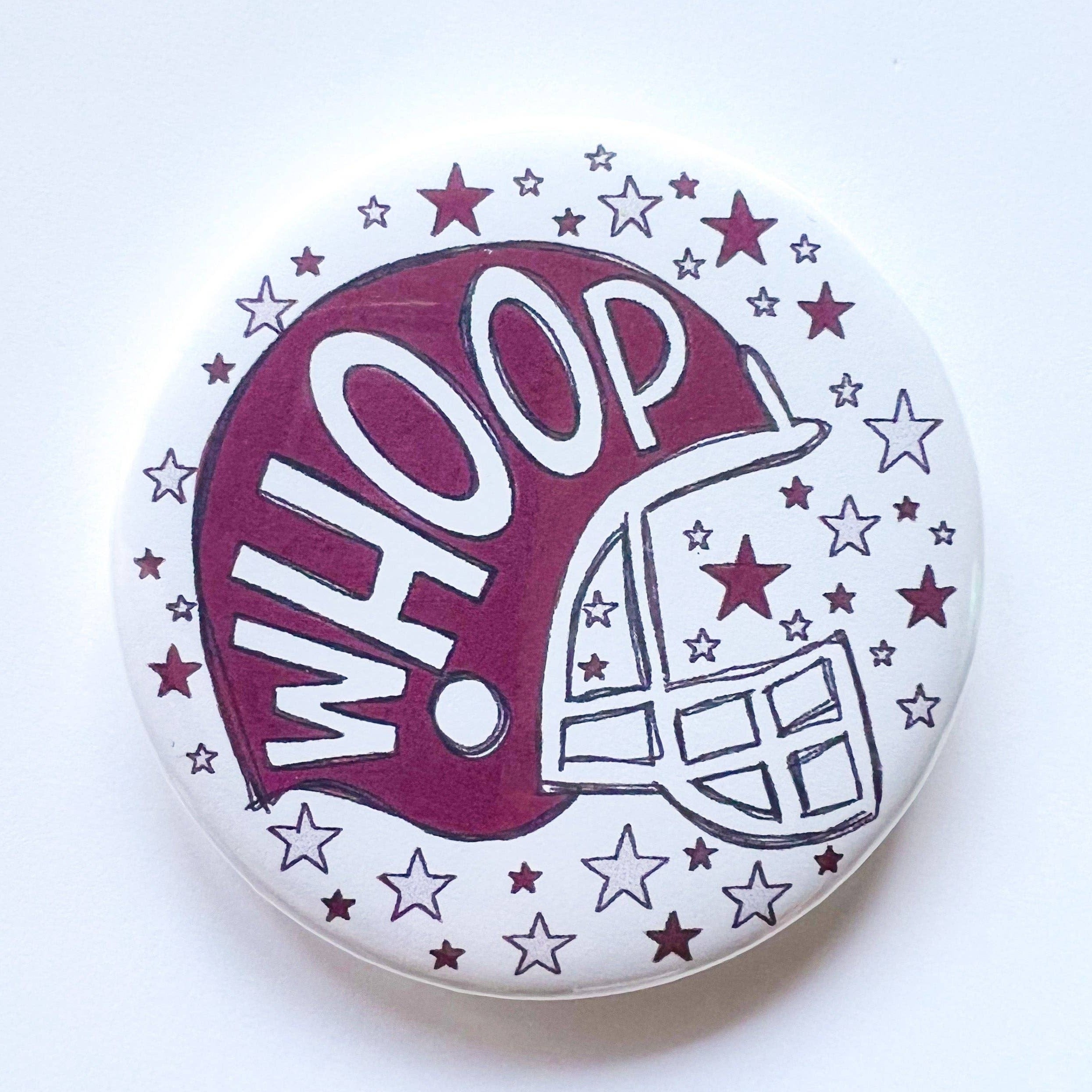 Whoop Helmet Button