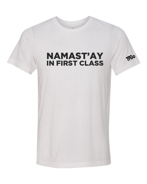 Namast 'ay白色t恤