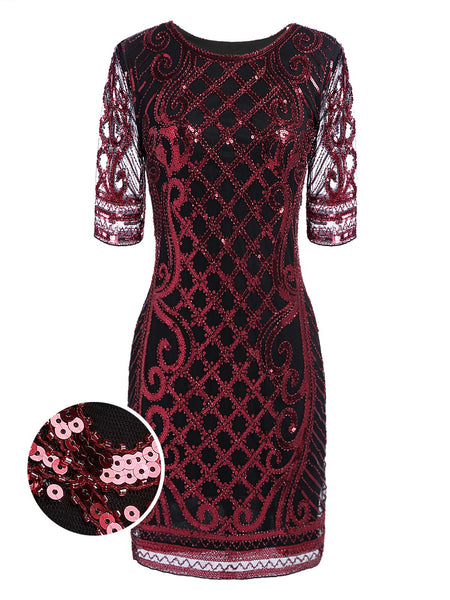 Side Zipper Cocktail Above the Knee Dress