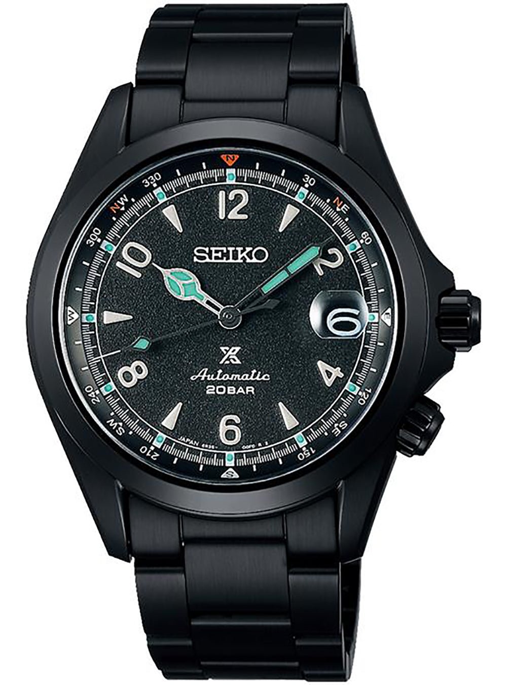 SEIKO PROSPEX ALPINIST THE BLACK SERIES LIMITED EDITION SBDC185 MADE IN JAPAN JDM