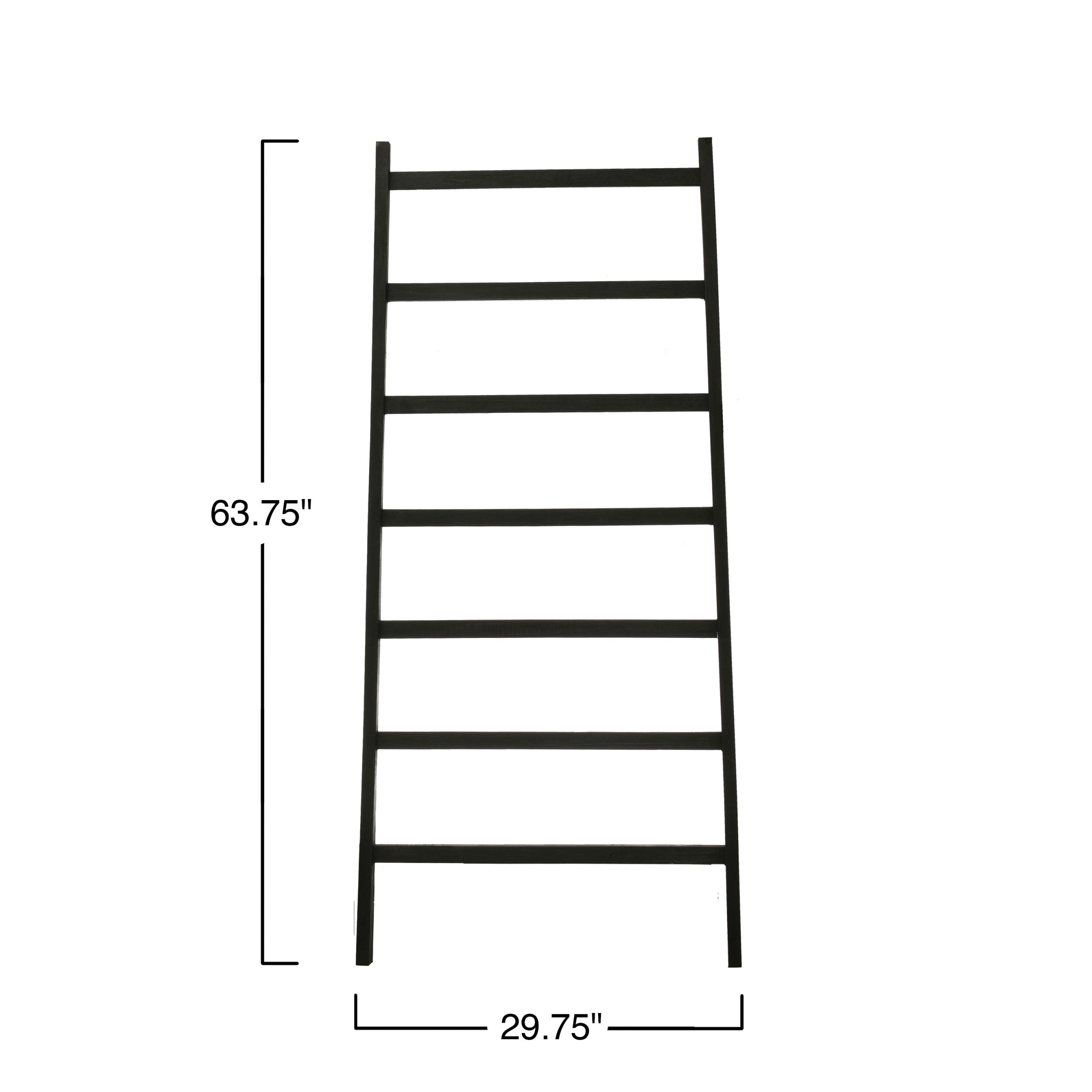 WIDE WOOD LADDER