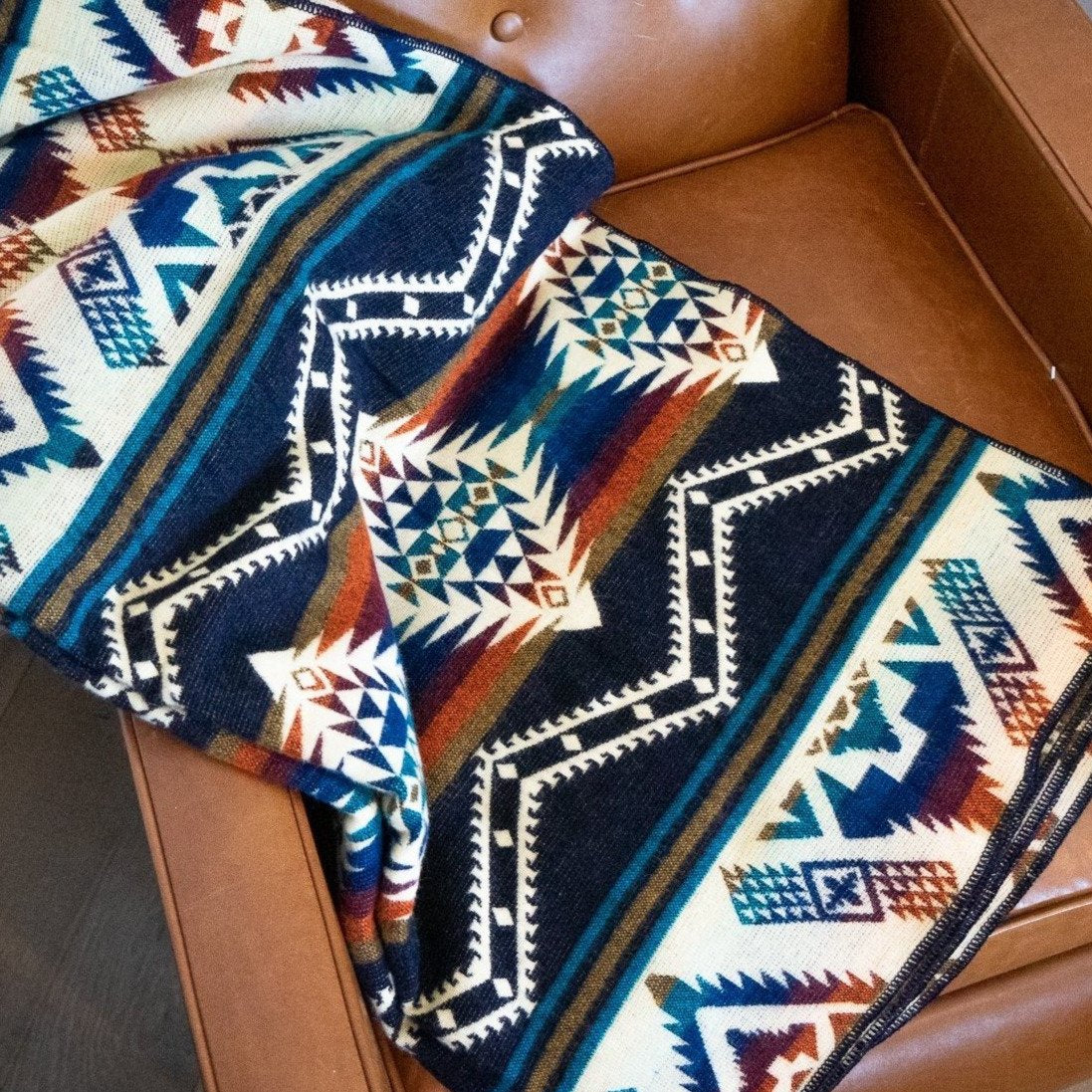 ANDEAN ALPACA WOOL BLANKET - RIO (ECUADOR)