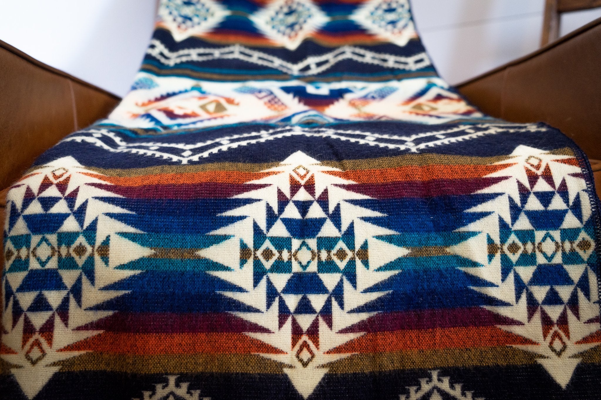 ANDEAN ALPACA WOOL BLANKET - RIO (ECUADOR)