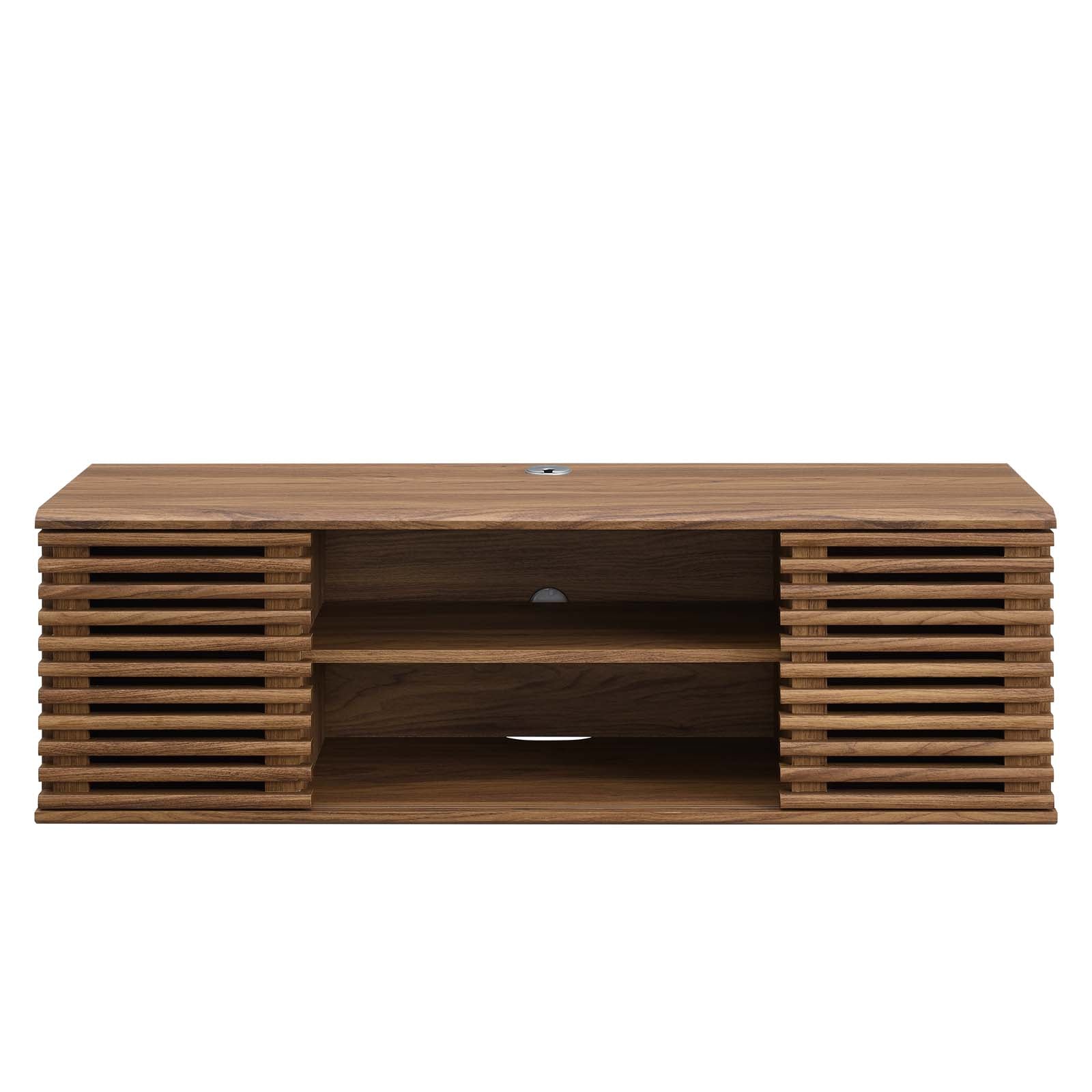RENDER WALL-MOUNT MEDIA CONSOLE TV STAND
