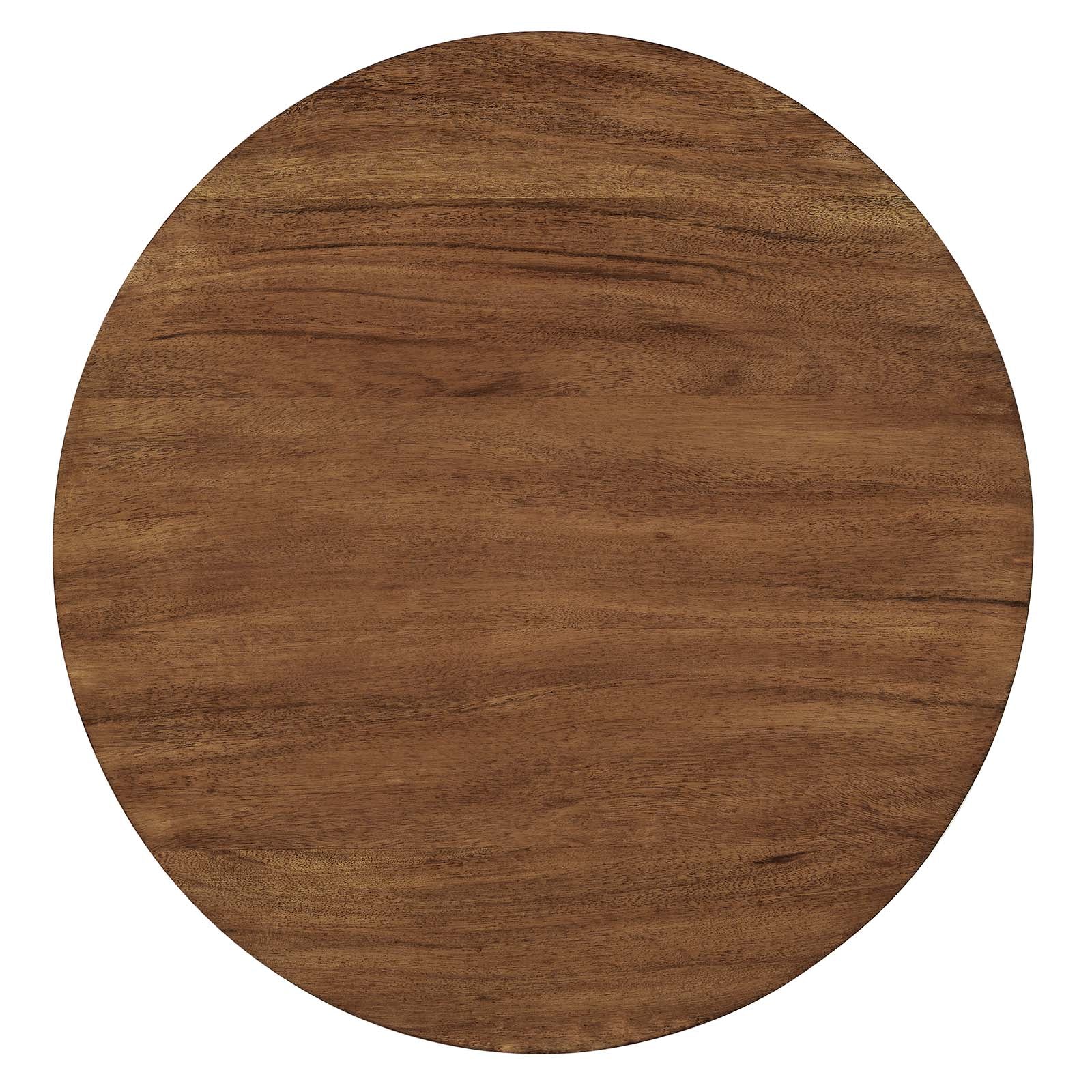 VIVA ROUND ACACIA WOOD SIDE TABLE