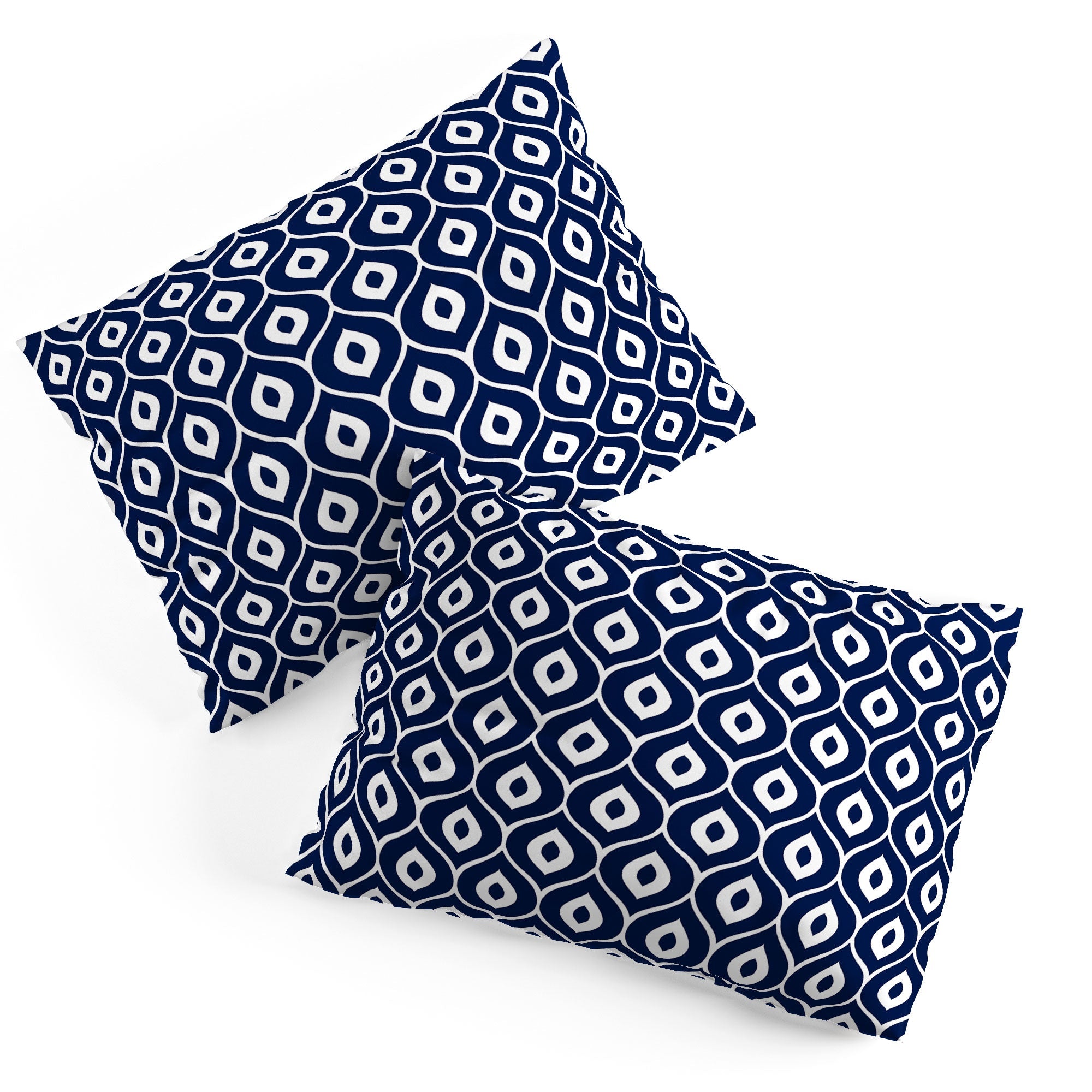 LEELA NAVY PILLOW SHAMS