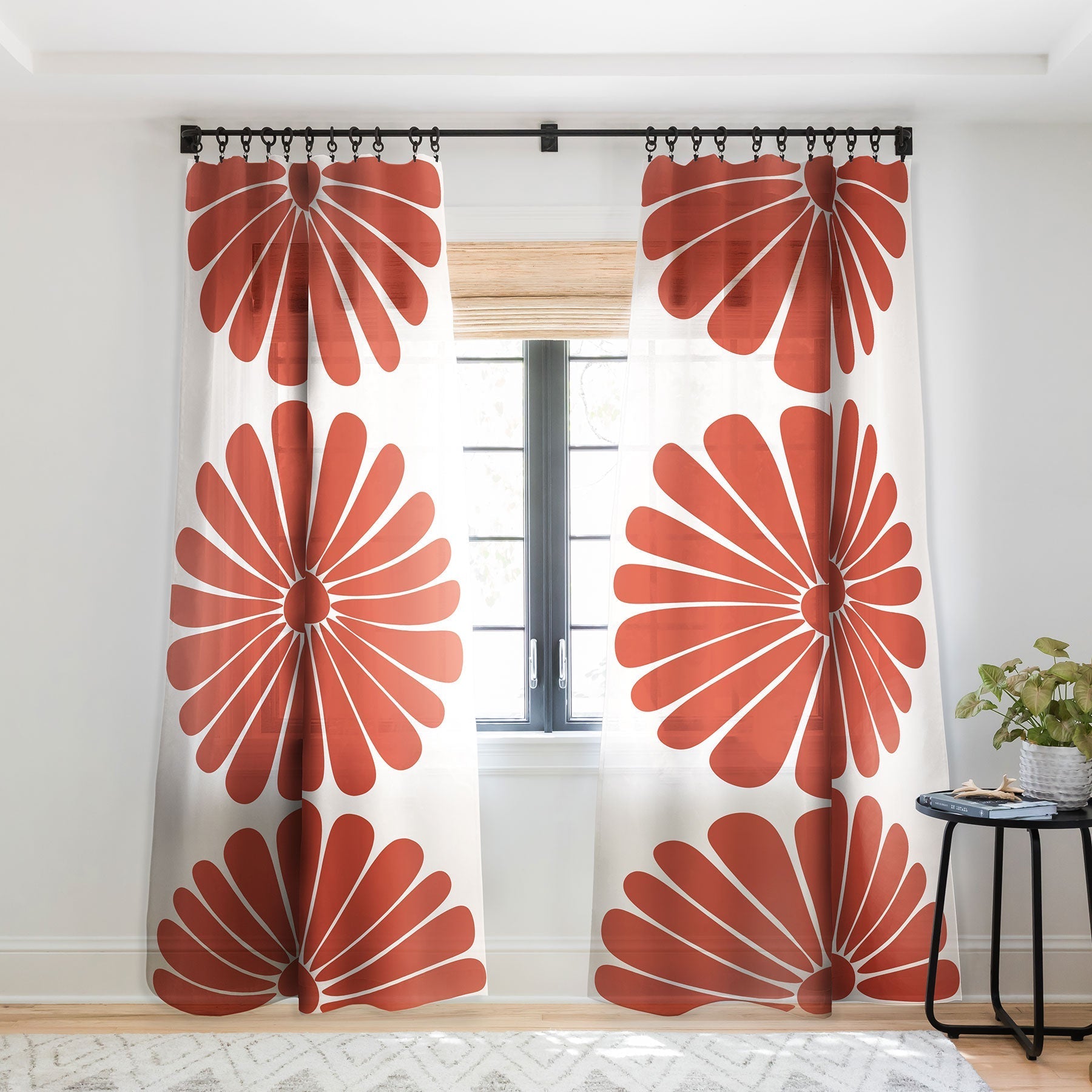 RETRO DAISY III WINDOW CURTAINS