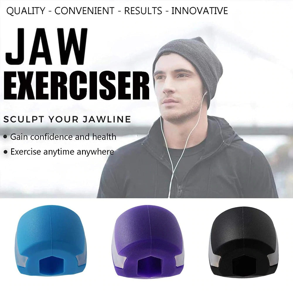 3 PC Jawline Exerciser | Jaw Chin Neck Face  Workout for Men & Women