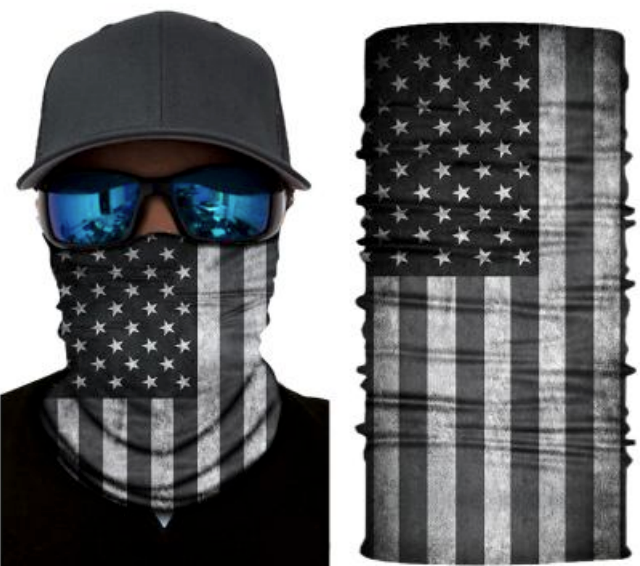 Black Sun Shield Neck Gaiter