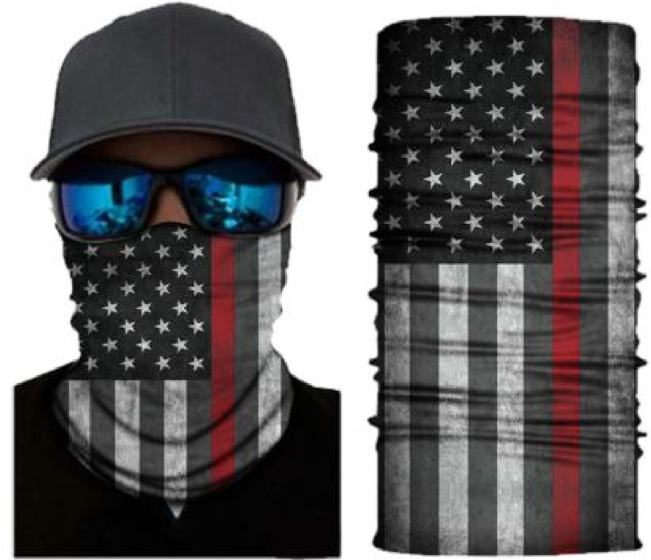 Black Sun Shield Neck Gaiter