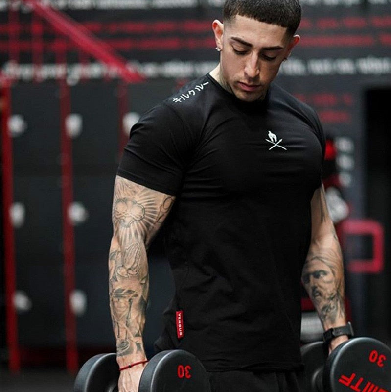 Fashion Summer Bodybuilding Tshirt