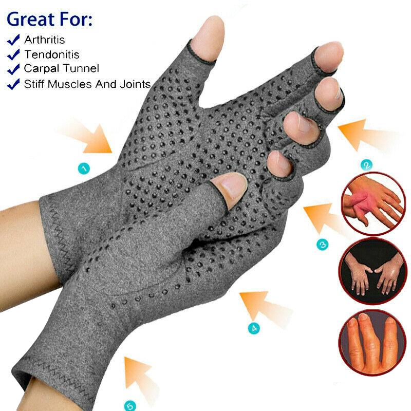 Compression Gloves Carpal Tunnel Arthritis Pain Relief Therapeutic Brace