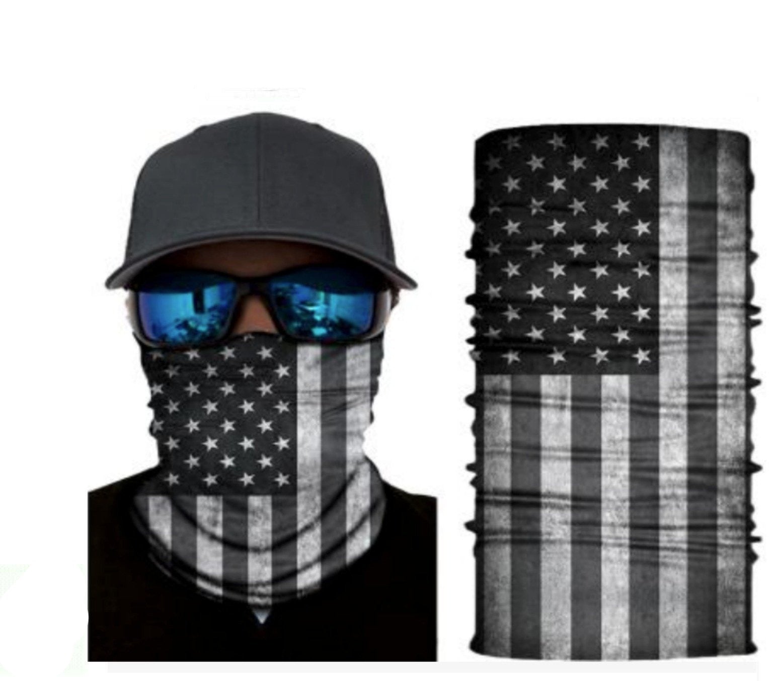 Black Sun Shield Neck Gaiter