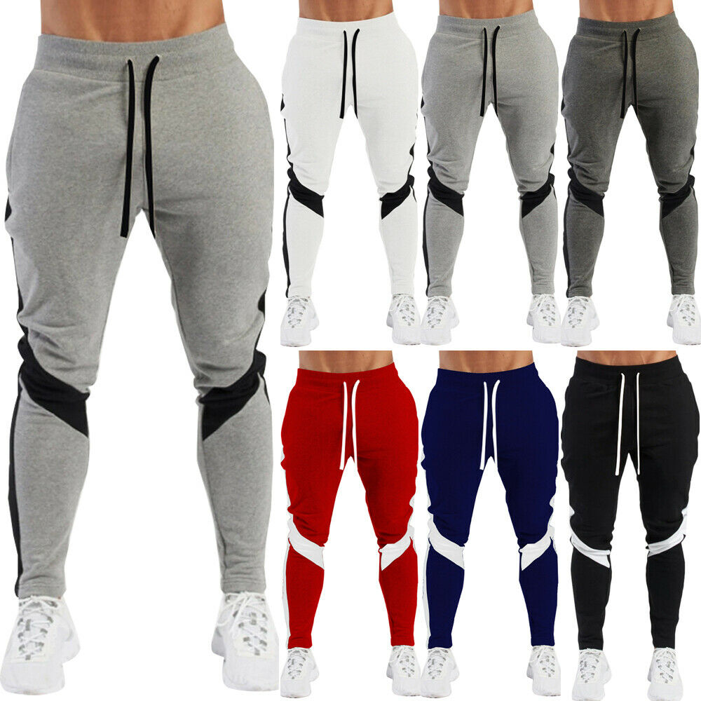 US Mens Pants Drawstring Jogging Jogger