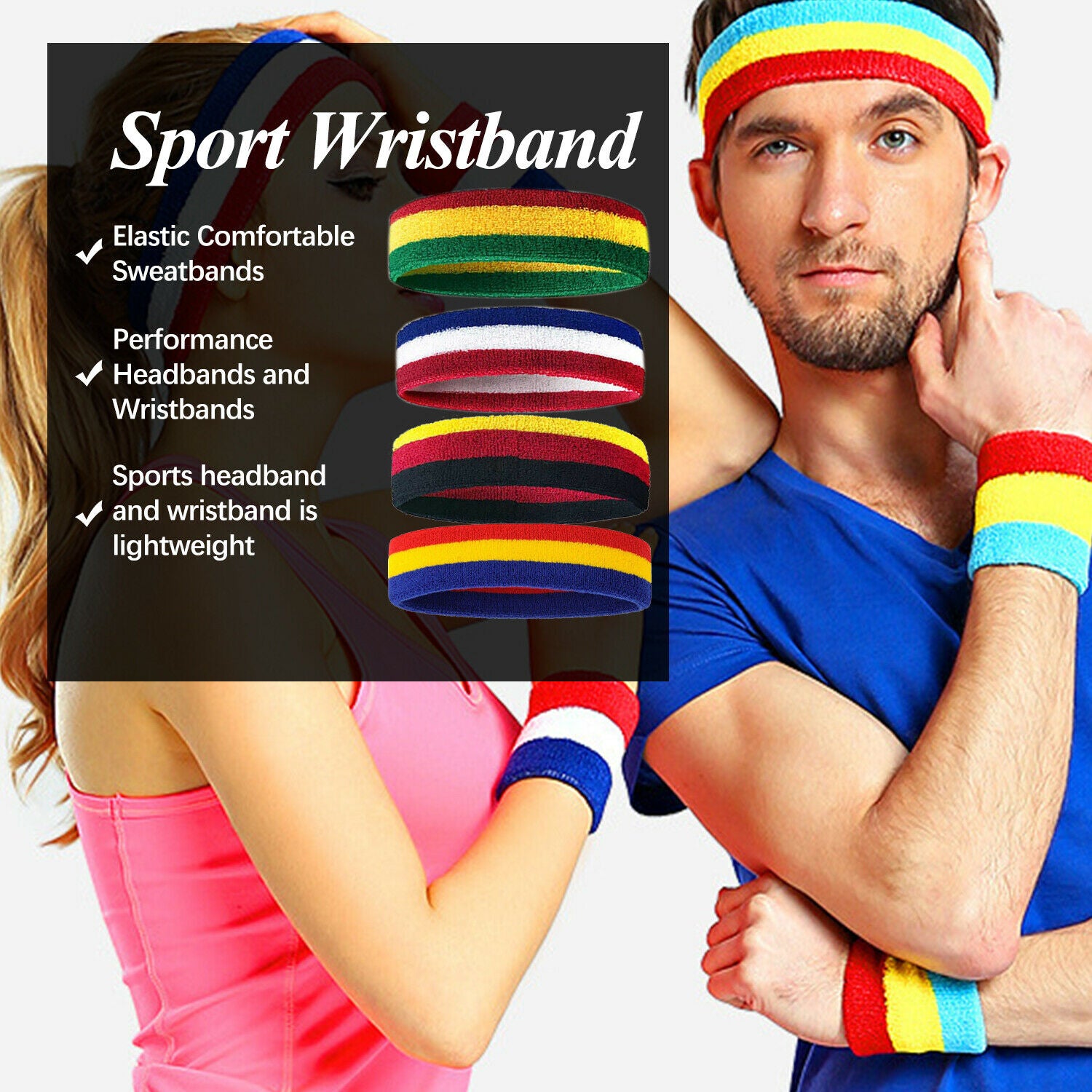 Fitness Sport Workout Wristbands