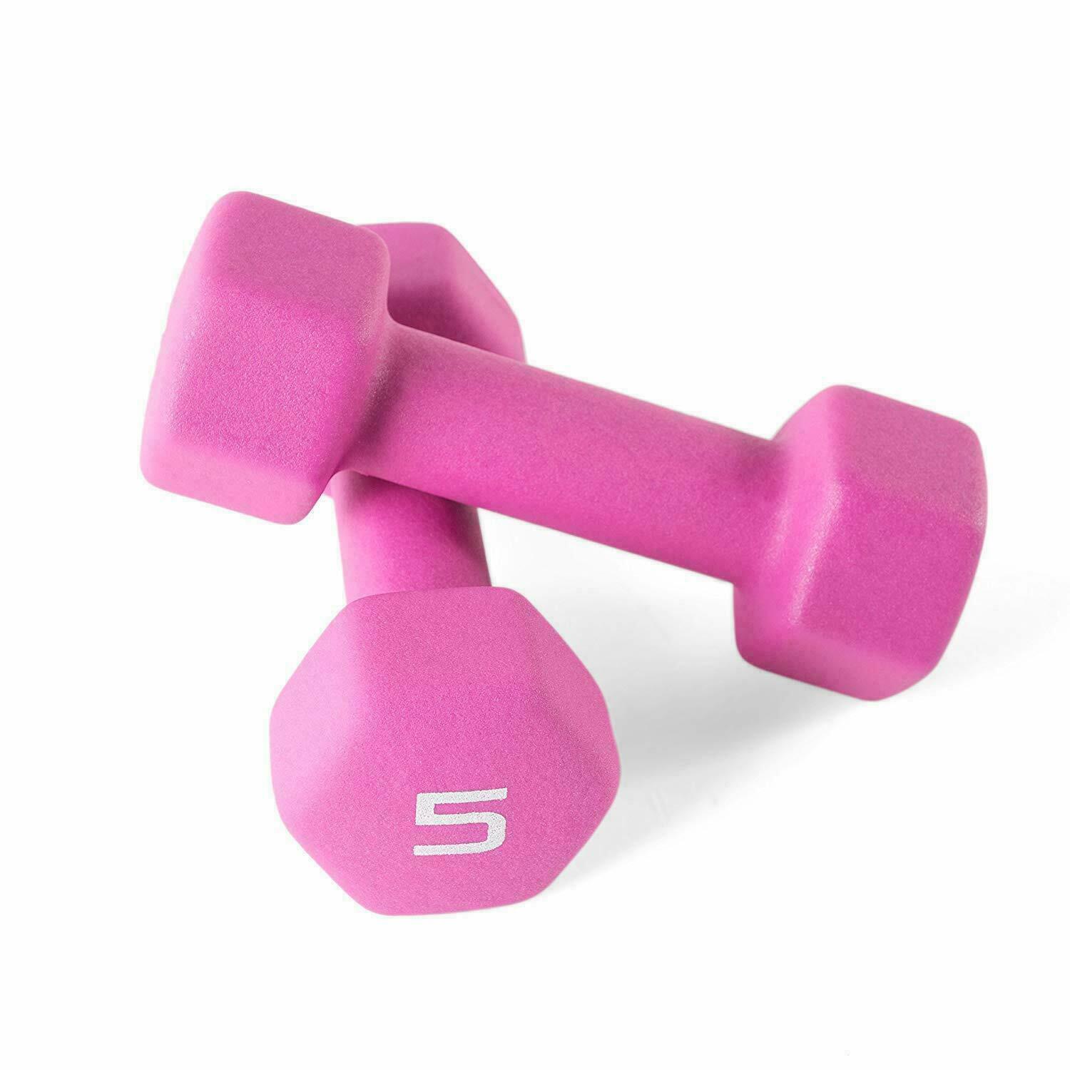 Cap Hex Neoprene Dumbbells Weights