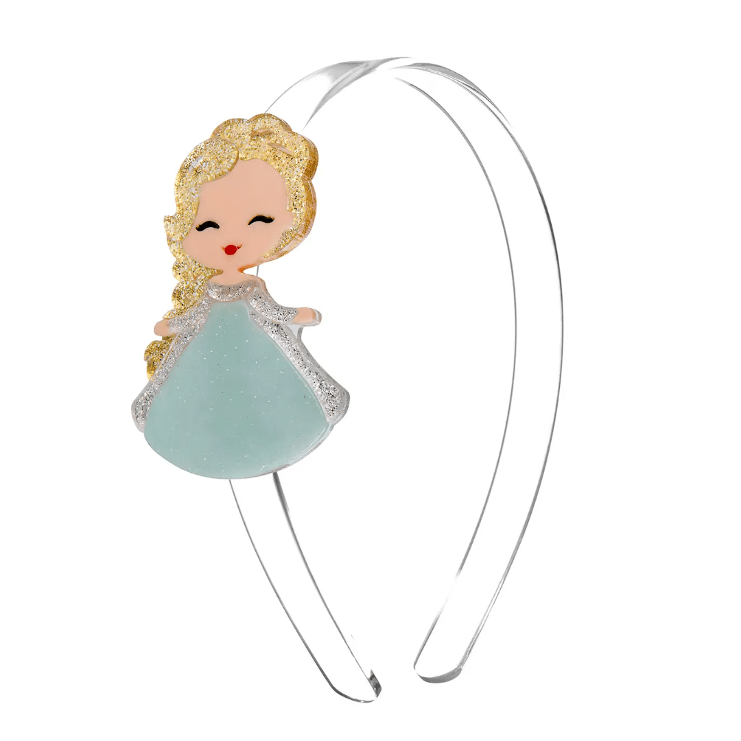 elsa glitter headband