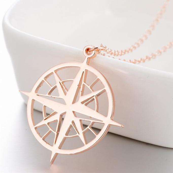 Compass Charm Necklace