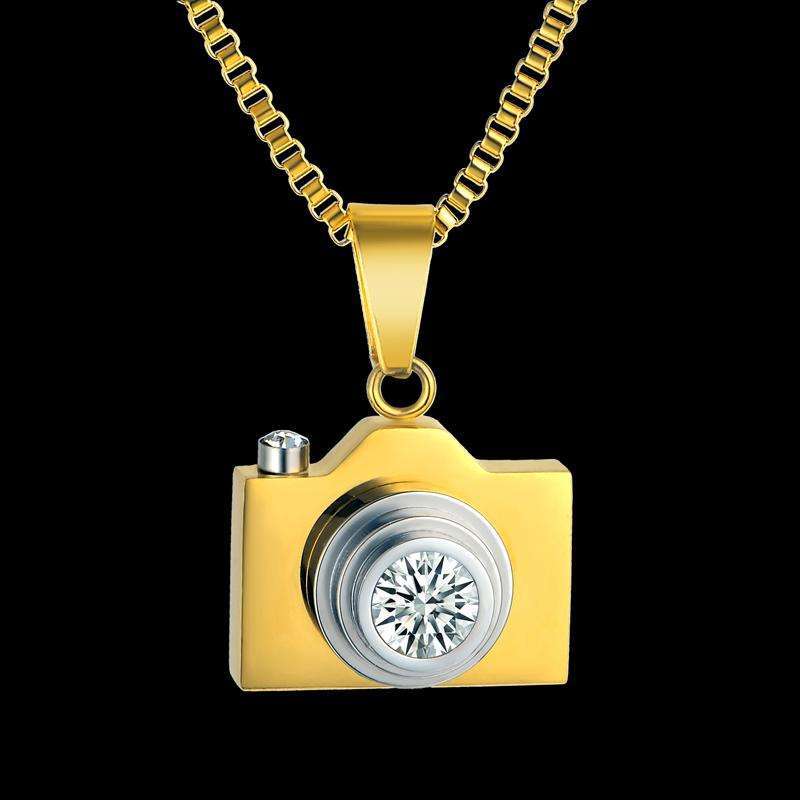 Versailles Camera Pendant Necklace