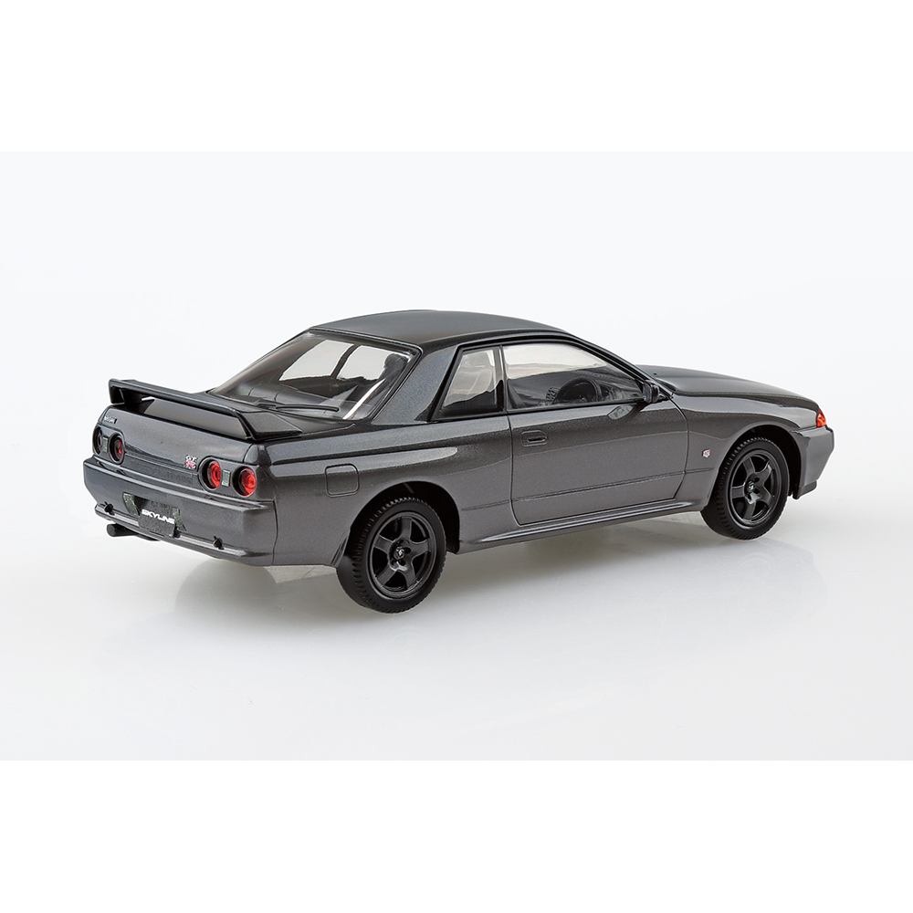 Aoshima: 1/32 The Snap Kit Nissan R32 Skyline GT-R (Gun-Gray Metallic) Scale Model Kit #14-A