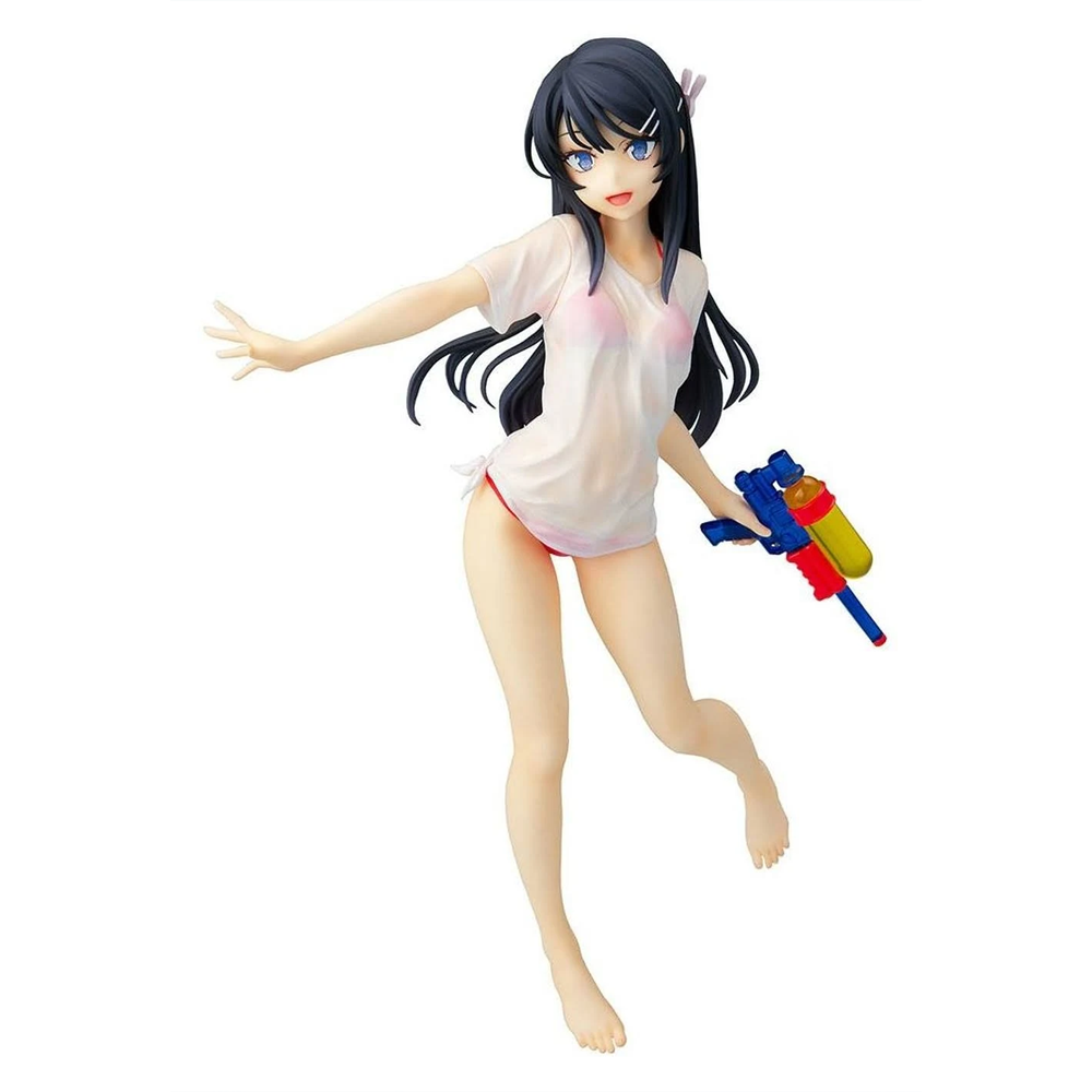 Chara-Ani: Rascal Does Not Dream of Bunny Girl Senpai - Mai Sakurajima (Water Gun Date Ver.) 1/7 Scale Figure