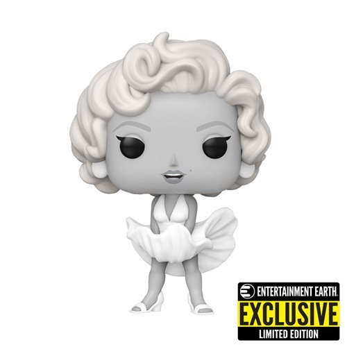 Funko POP! Icons - Marilyn Monroe (Black and White) Vinyl Figure Entertainment Earth Exclusive [READ DESCRIPTION]