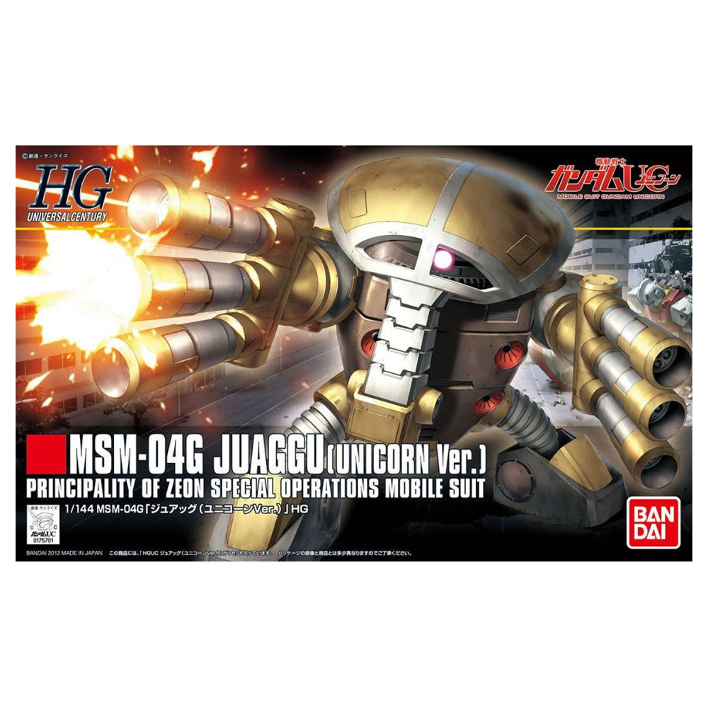 Bandai Spirits: Gundam UC - HGUC 1/144 MSM-04 Juaggu (Unicorn Ver.) Model Kit #139