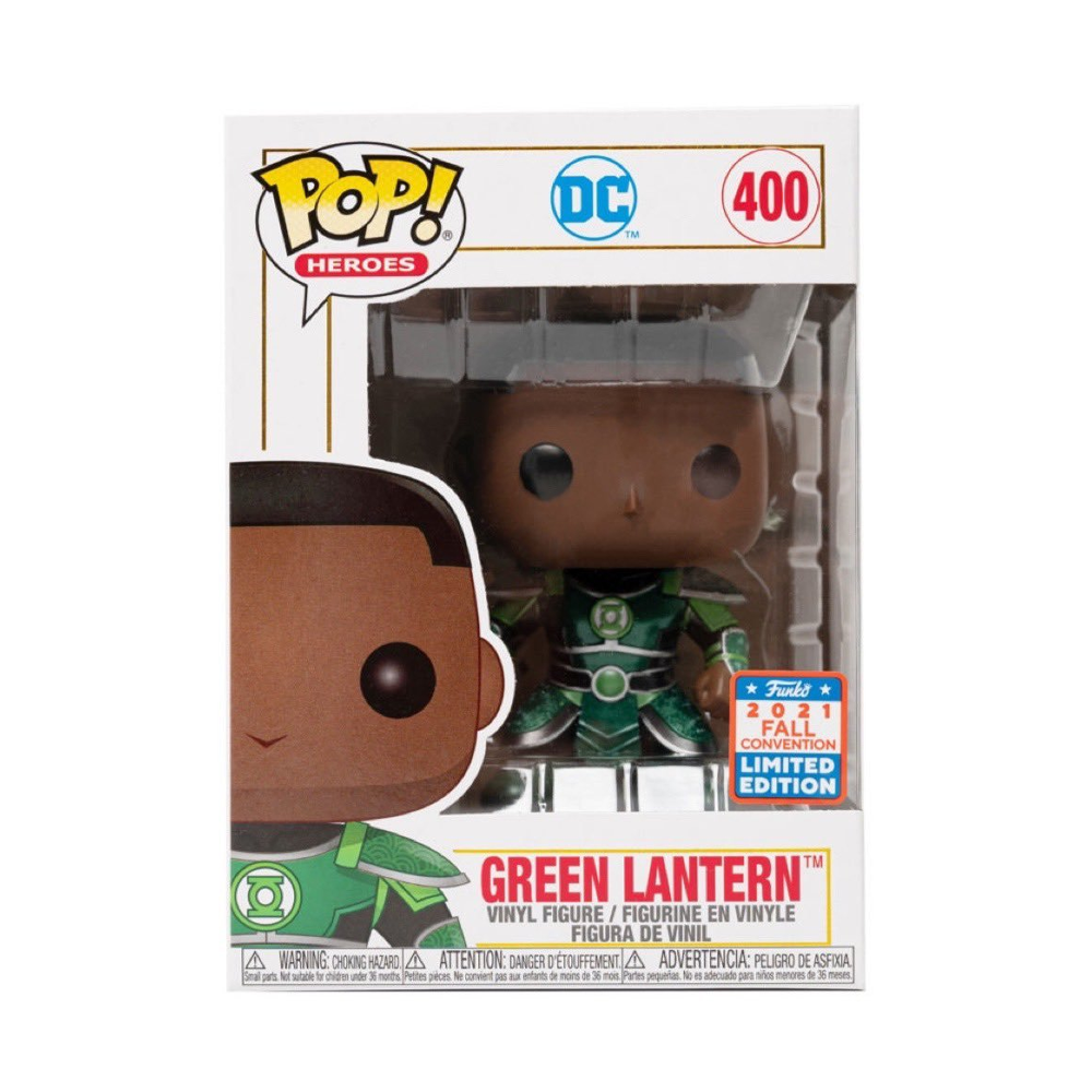 Funko POP! DC Heroes Imperial Palace - Green Lantern (Metallic) Vinyl Figure #400 2021 Fall Convention Exclusive