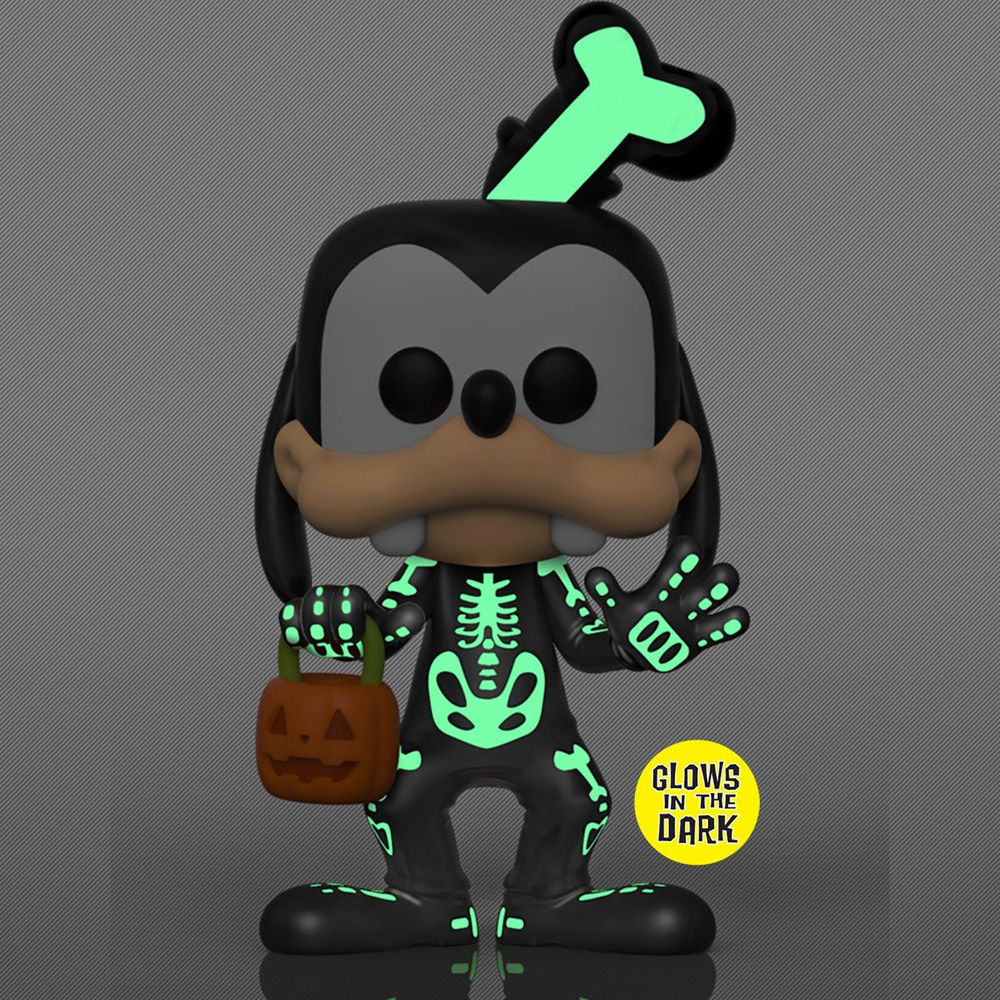 Funko POP! Disney - Skeleton Goofy (Glow in the Dark) Vinyl Figure #1221 Entertainment Earth Exclusive [READ DESCRIPTION]