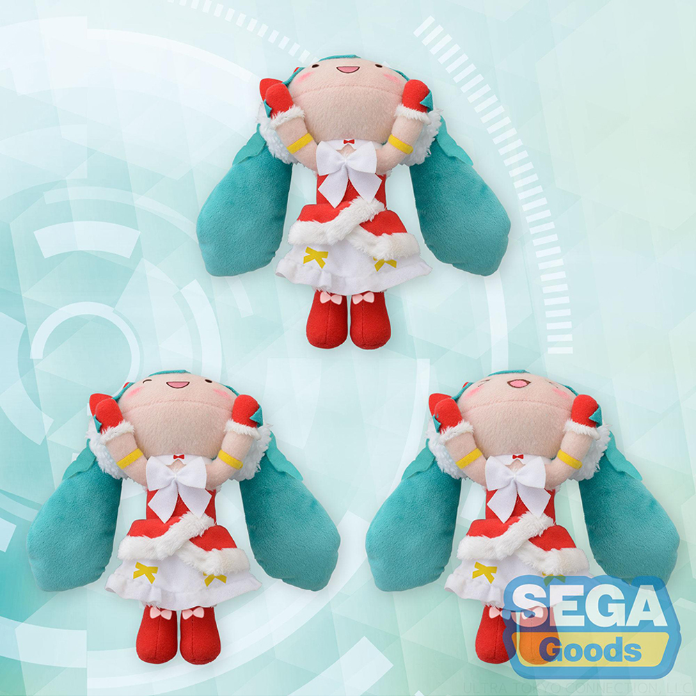 [PRE-ORDER] SEGA: Nesoberi Lay-Down Plush: Vocaloid - Hatsune Miku Christmas 2022 (Embarrassed) MP Plush