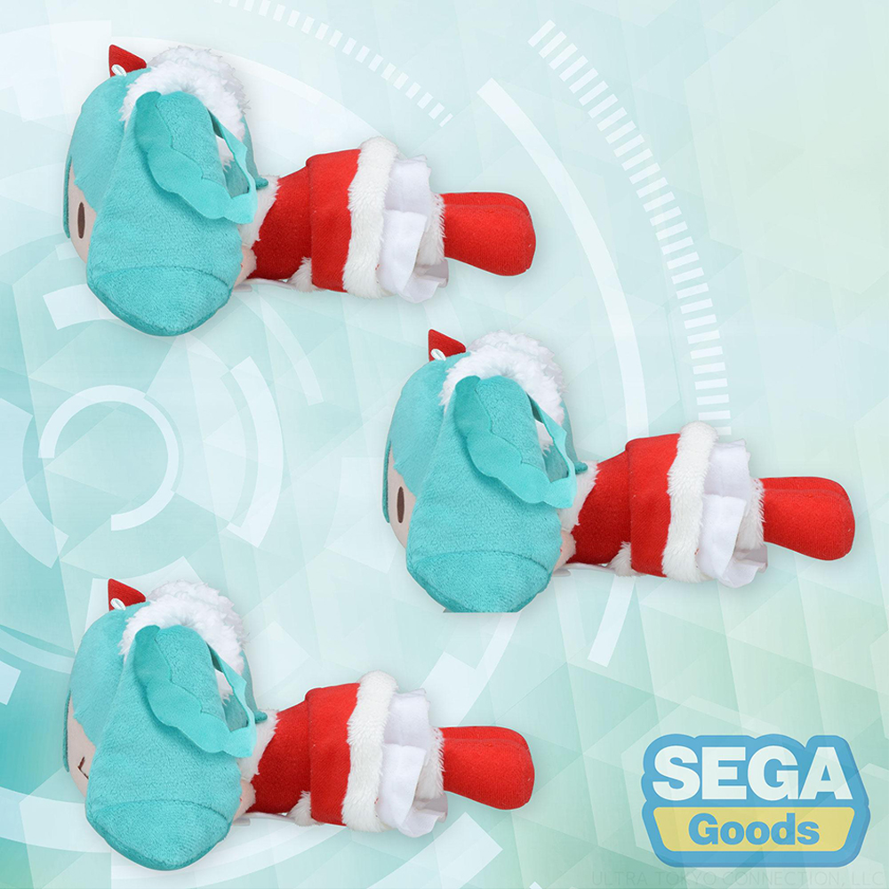 [PRE-ORDER] SEGA: Nesoberi Lay-Down Plush: Vocaloid - Hatsune Miku Christmas 2022 (Embarrassed) MP Plush