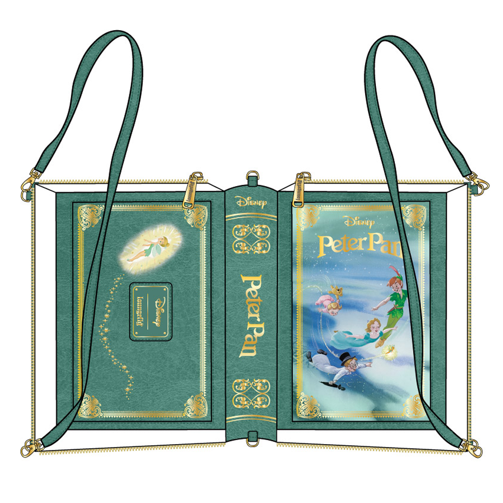 Loungefly: Disney - Peter Pan Book Series Convertible Backpack