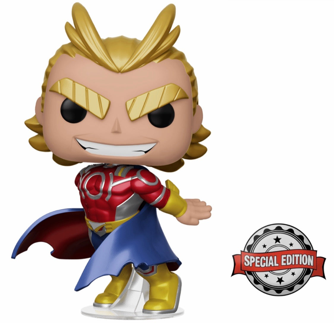 Funko POP! My Hero Academia - Metallic All Might (Silver Age) Vinyl Figure Special Edition Exclusive [READ DESCRIPTION]