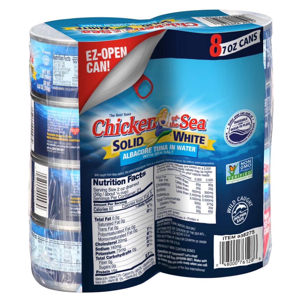 Chicken of the Sea Albacore Tuna, 7 oz, 8-count