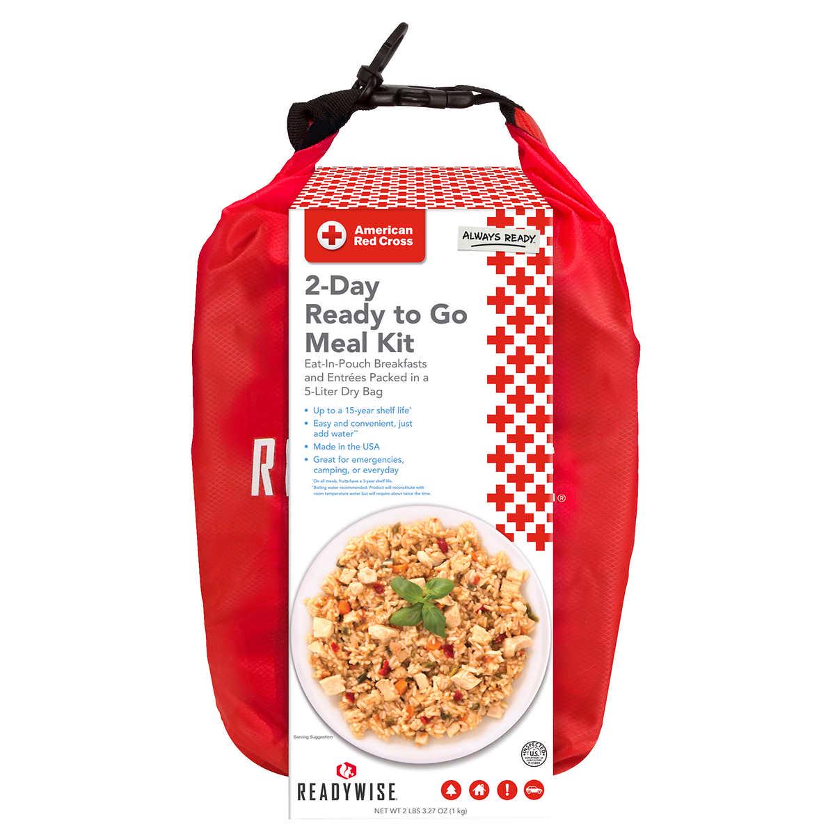 Readywise American Red Cross 2 Day Ready-to-Go Meal Kit - 3-pack (57 Total Servings)
