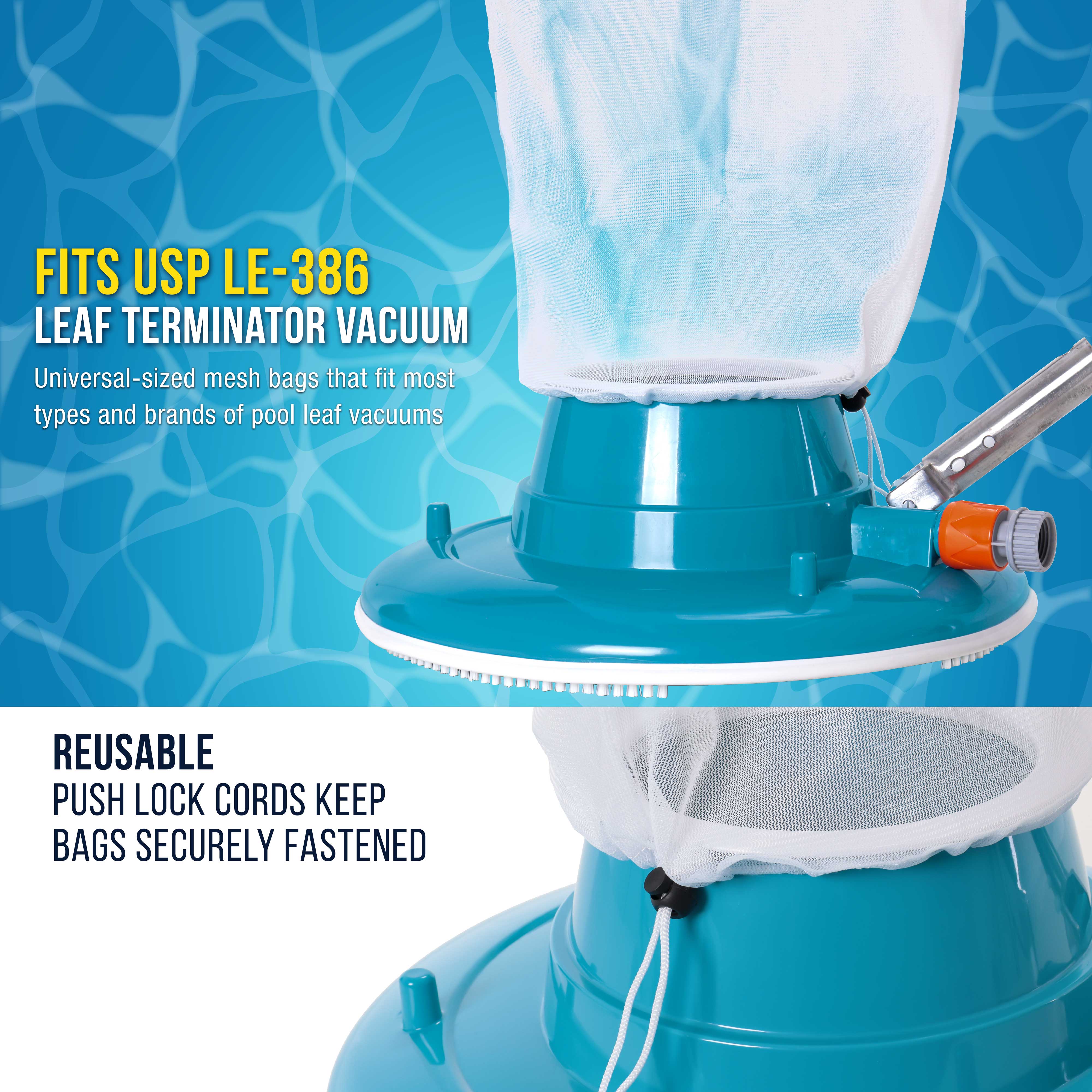 U.S. Pool Supply? Fine Mesh Filter Bags for Leaf Vacuum Pool Cleaners, 2 Pack - 12