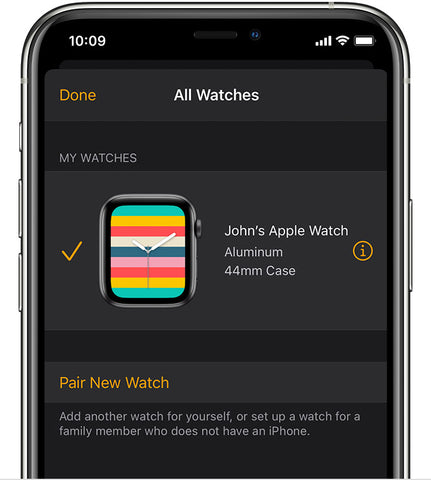 How to unpair apple watch