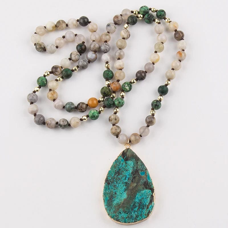 Boho Turquoise Stones Necklace
