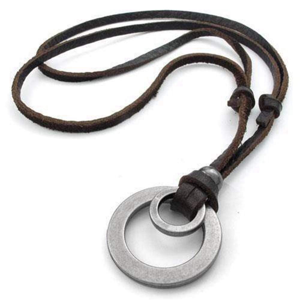 Boho Leather Vintage Necklaces
