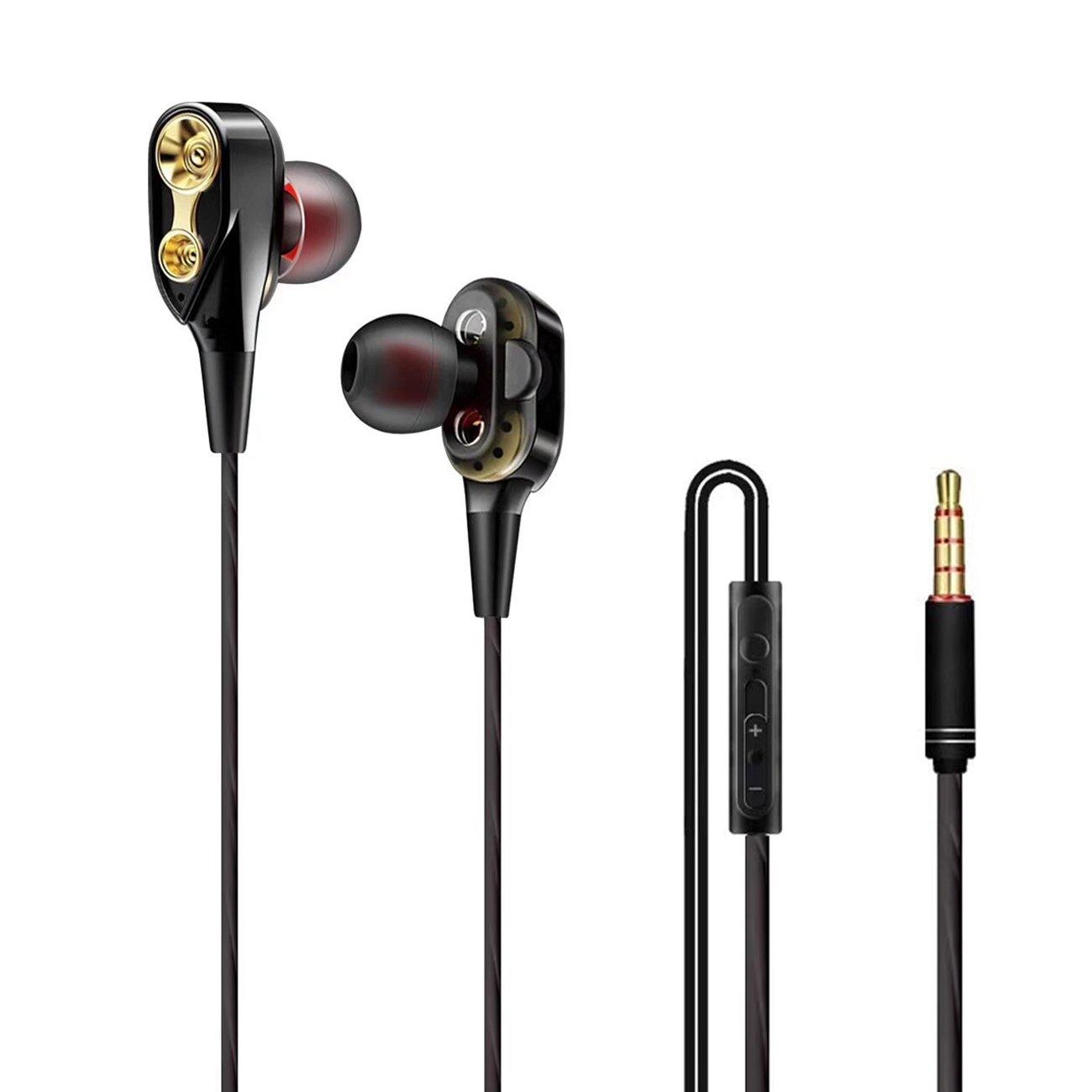 Moisture MT-H216 Earphones In Black and Gold