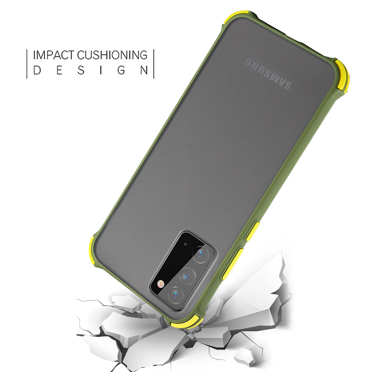 Bumper Case For SAMSUNG GALAXY NOTE 20 In Yellow