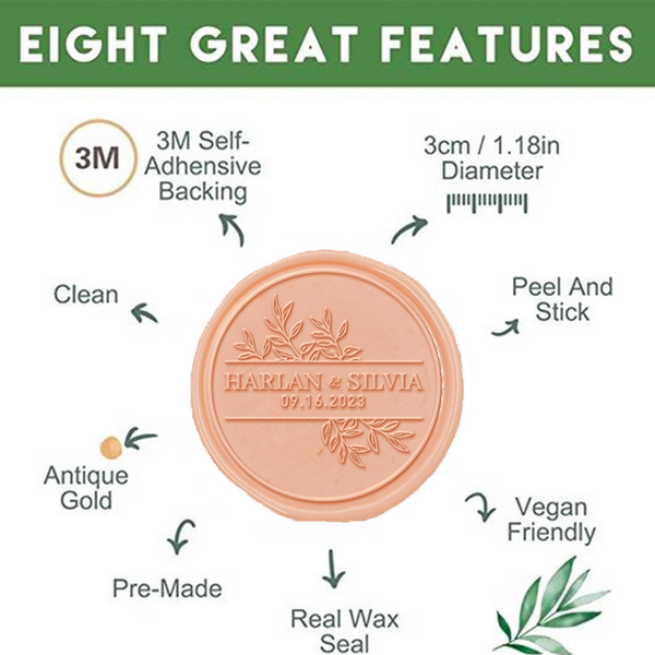 wax seal sticker features to pick a good one
