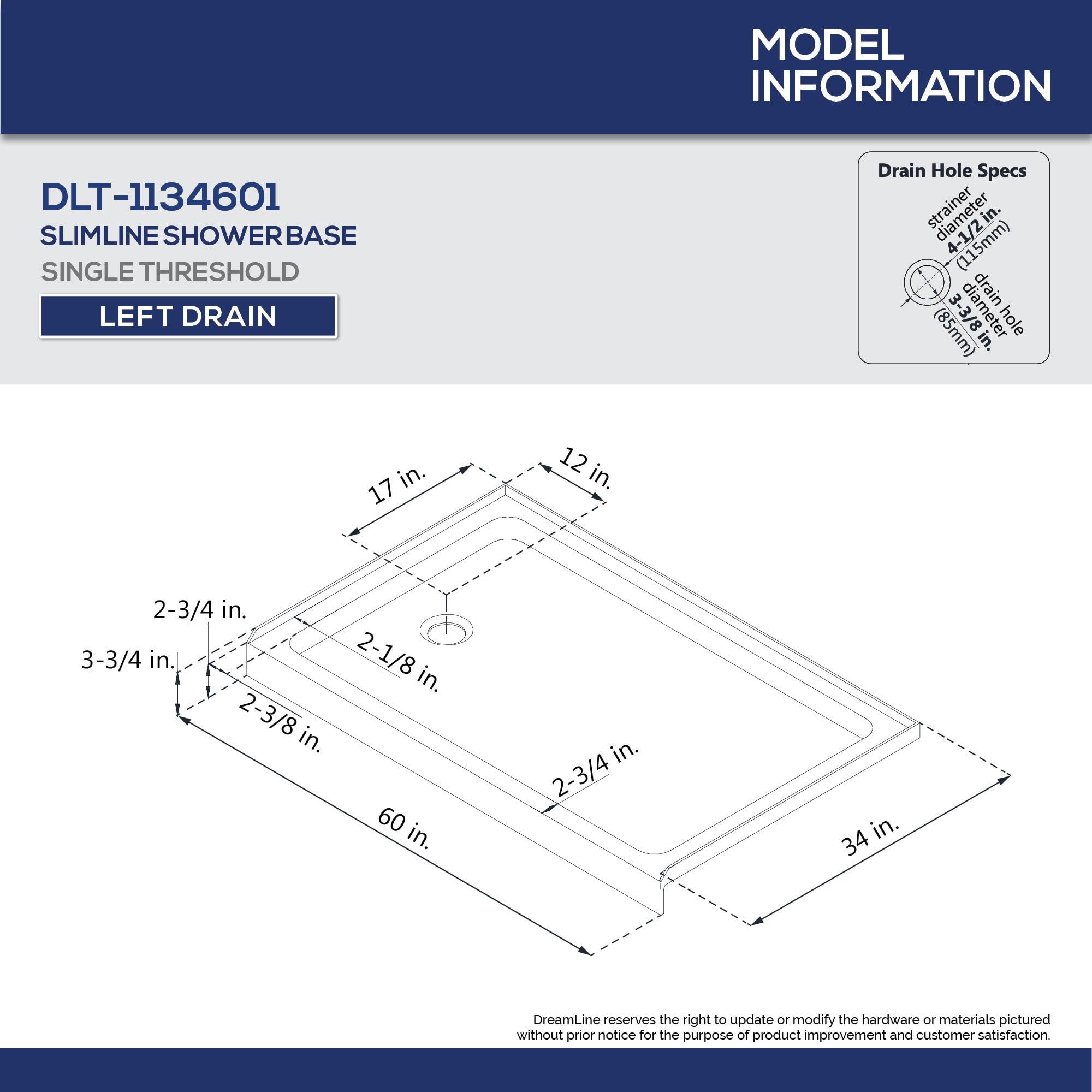 Dreamline DL-6972-CLL-09 Infinity-Z 34