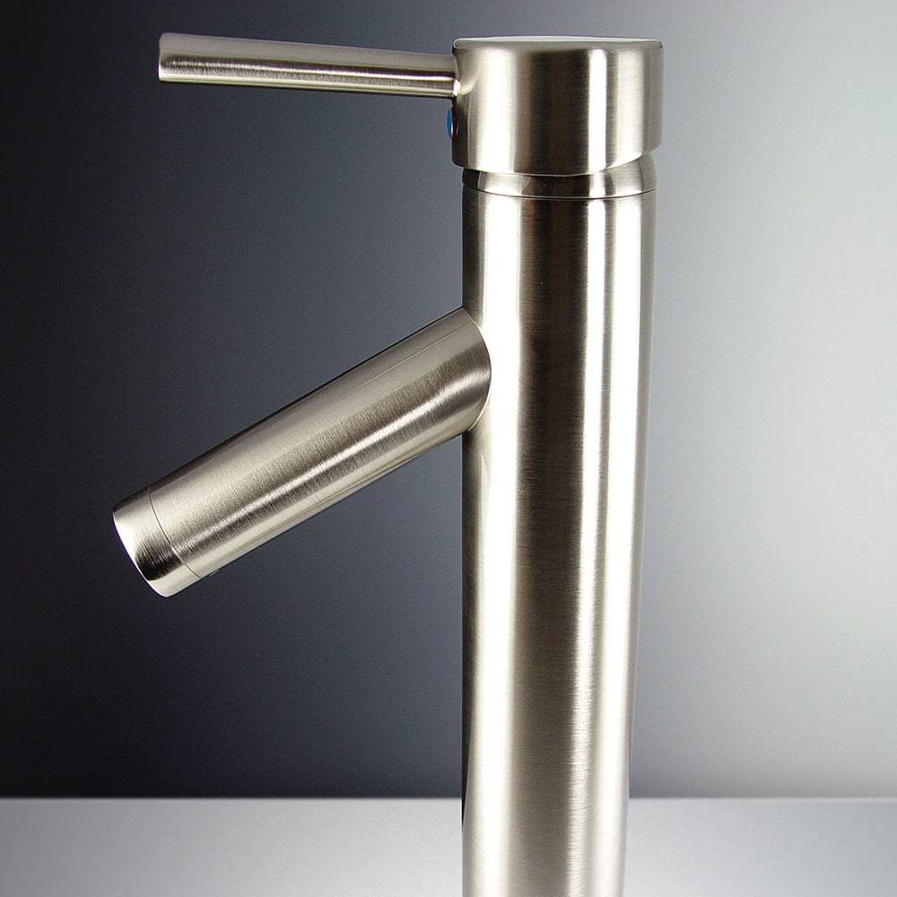 Fresca FFT1045BN Soana Single Hole Vessel Mount Bathroom Vanity Faucet - Brushed Nickel