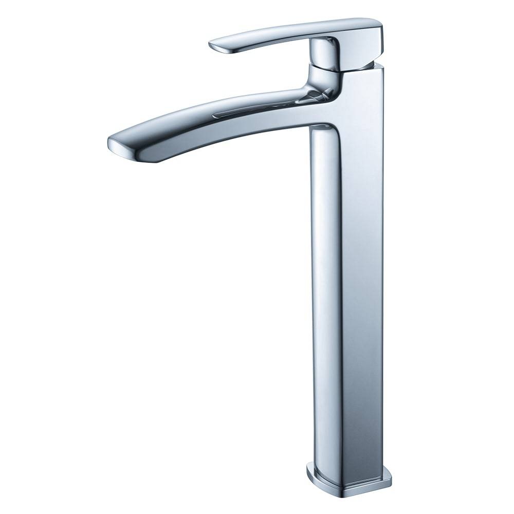 Fresca FFT9162CH Fiora Single Hole Vessel Mount Bathroom Vanity Faucet - Chrome