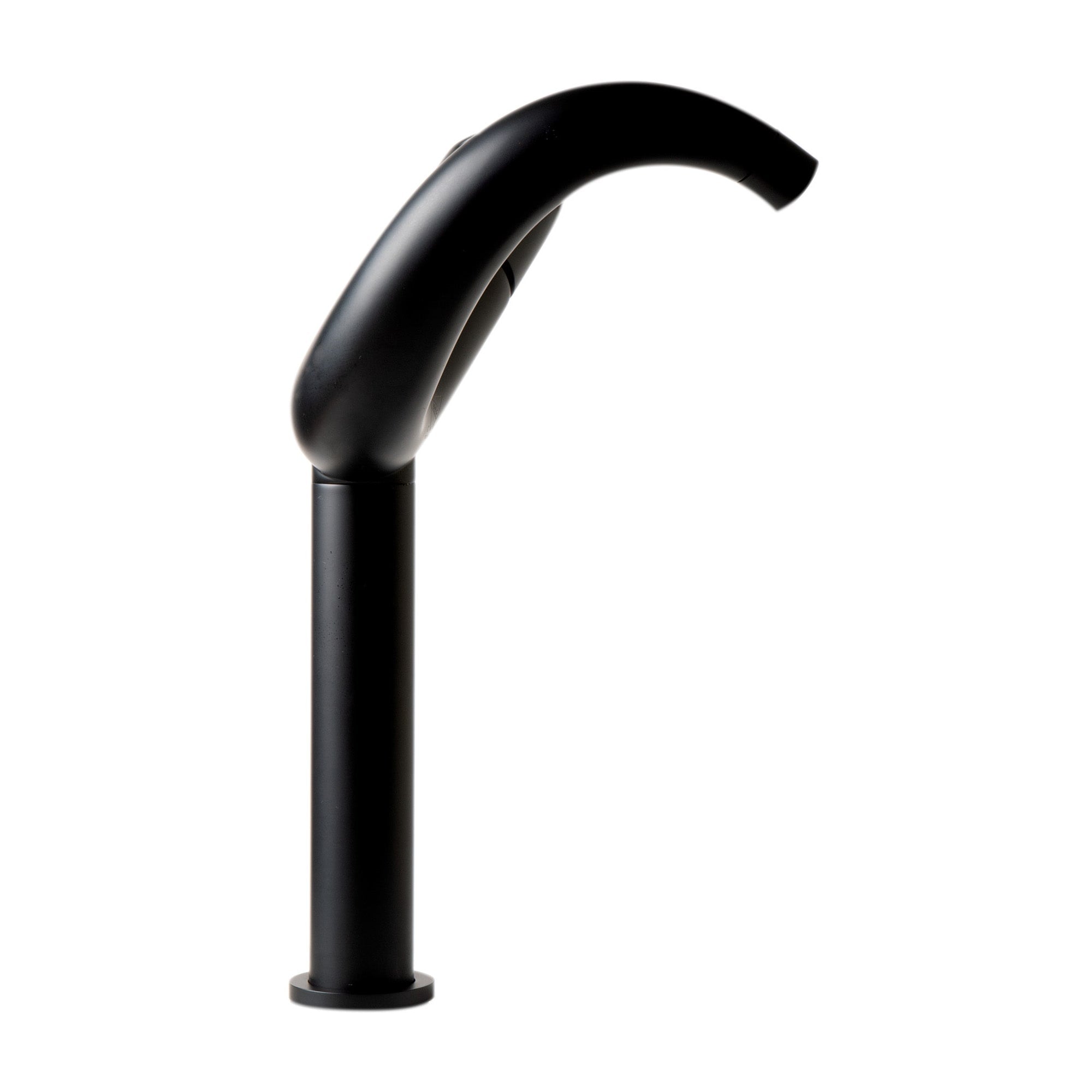 ALFI Brand AB1570-BM Black Matte Tall Wave Single Lever Bathroom Faucet