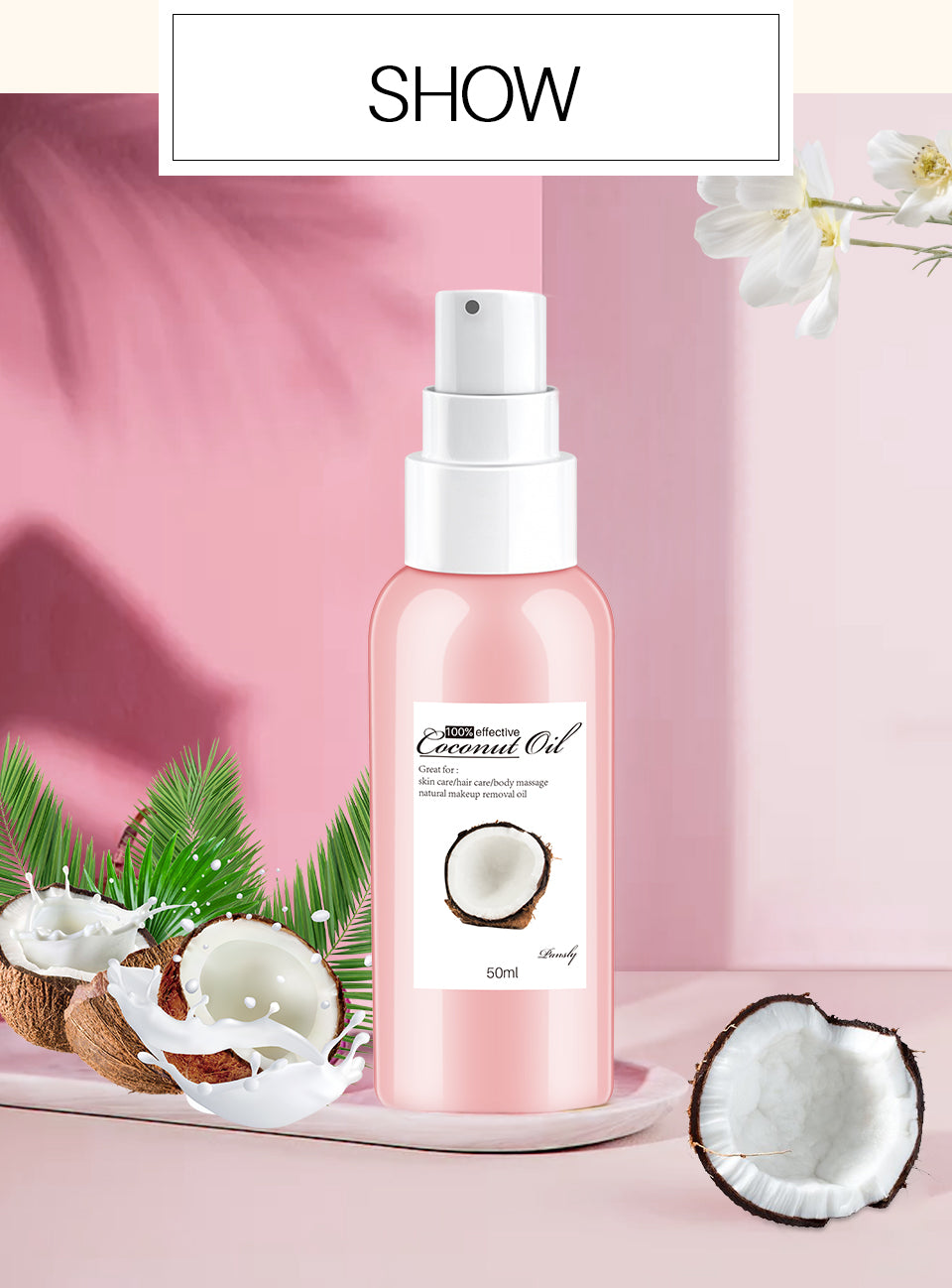 Pansly 100% Premium Coconut Oil Cream