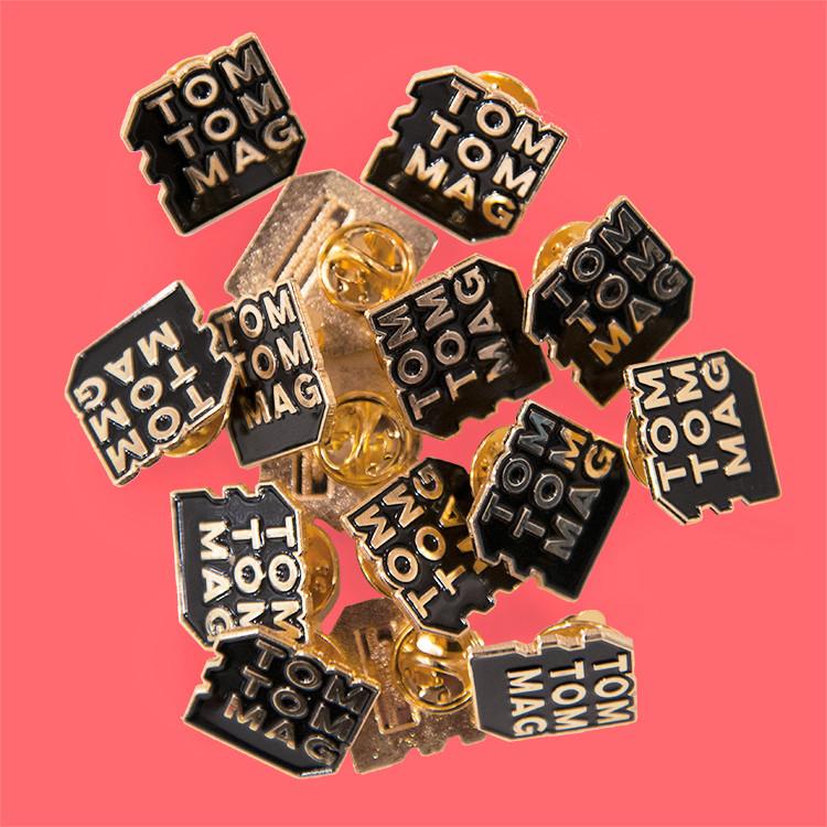 "the pack" enamel pin